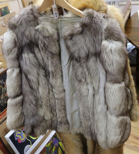 A fox fur jacket